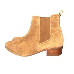 Steve Madden Dover Chelsea Boots Women's Size 8.5 M Tan Leather Bootie Shoes